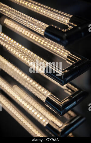 Abstrakte LED-Licht, Nahaufnahme Hintergrund Stockfoto