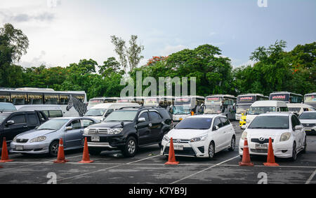 Bangkok, Thailand - 16.Juni 2016. Parkplatz bei Safari World in Bangkok, Thailand. Der Park ist eine touristische Attraktion, wurde im Jahr 1988 mit insgesamt geöffnet Stockfoto