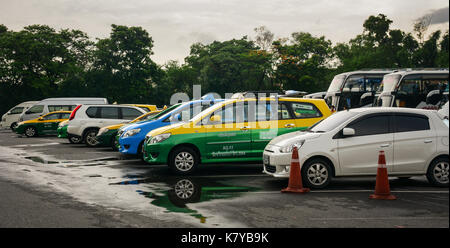 Bangkok, Thailand - 16.Juni 2016. Parkplatz bei Safari World in Bangkok, Thailand. Der Park ist eine touristische Attraktion, wurde im Jahr 1988 mit insgesamt geöffnet Stockfoto