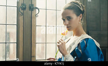 TULIP FEVER 2017 Paramount Pictures Film mit Alicia Vikander Stockfoto