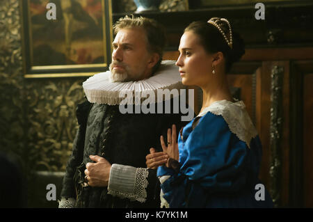 TULIP FEVER 2017 Paramount Pictures Film mit Alicia Vikander und Christoph Waltz Stockfoto