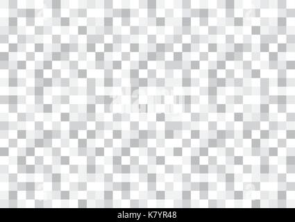 Die Graustufen Schachbrettmuster pixel strukturierten Hintergrund Stock Vektor