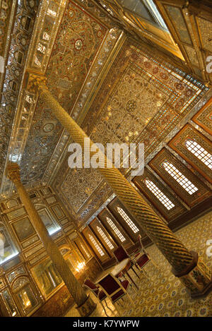 Brillante Hall, Golestan Museum, Iran Stockfoto