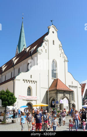 St. Mang Kirche in Kempten (Allgäu), Schwaben, Allgäu, Schwaben, Bayern, Bayern, Deutschland Stockfoto