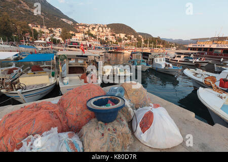 Hafen in Kas, Türkei Stockfoto