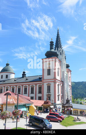 Mariazell Basilika Kirche, Hauptplatz (Hauptplatz), Mariazell, Hochsteiermark, Steiermark, Steiermark, Österreich Stockfoto
