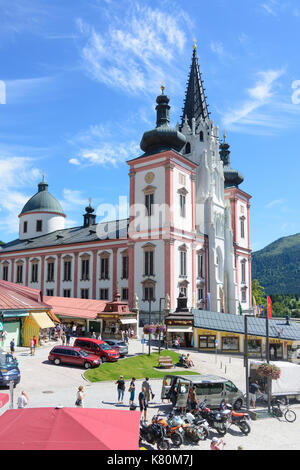 Mariazell Basilika Kirche, Hauptplatz (Hauptplatz), Mariazell, Hochsteiermark, Steiermark, Steiermark, Österreich Stockfoto