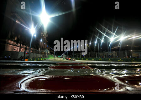 Singapur, Singapur. September 2017. Motorsport: FIA Formel 1 Weltmeisterschaft 2017, Grand Prix von Singapur, #3 Daniel Ricciardo (AUS, Red Bull Racing), Verwendung weltweit Quelle: dpa/Alamy Live News Stockfoto