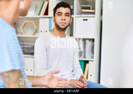 Patienten Training sozialer Kompetenzen Stockfoto