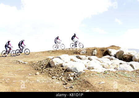 Mountain-bike Stockfoto