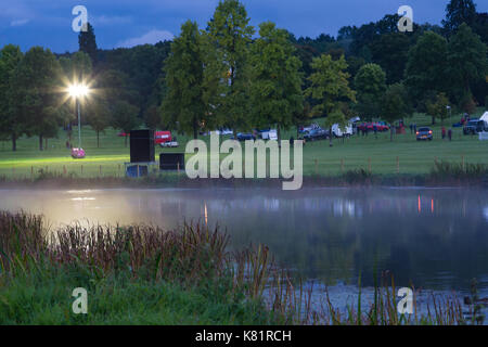 Longleat Sky Safari gehalten an Loingleat Safari Park in Warminster Wilts. Stockfoto