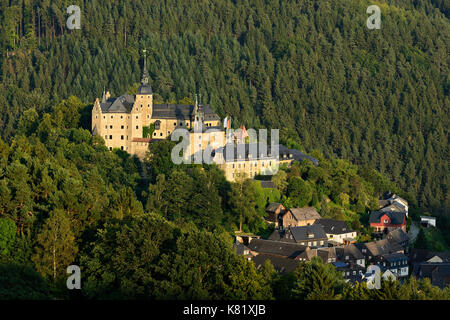 Burg Lauenstein Ludwigsstadt, Oberfranken, Bayern, Deutschland Stockfoto