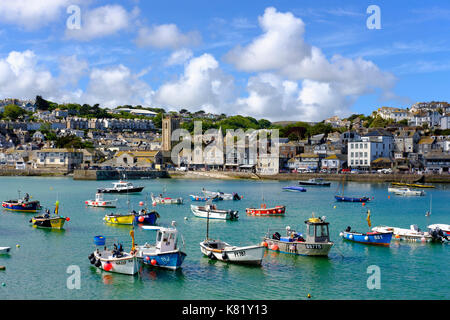 Fischereihafen, St Ives, Cornwall, England, Großbritannien Stockfoto