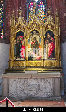 Venedig Veneto Italien. Basilika Santa Maria Gloriosa dei Frari, von venezianischen bekannt als Frari. Innenraum, der Cappella di San Marco - Kapelle von St. Mark oder Al Stockfoto