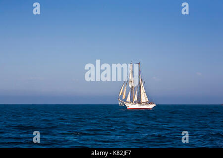 Tall Ship Johnson aus irving Dana Point Harbor, ca Usa. Es wurde speziell für die besonderen Bedürfnisse der La maritime Institute topsail Jugend pr zu erfüllen Stockfoto