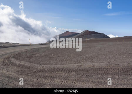 Mondlandschaft des Ätna, Sizilien, Italien Stockfoto