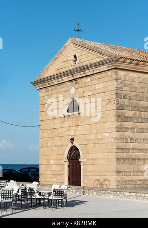 Kirche des Heiligen Nikolaos Molou, Dionysios Solomos Square, Zakynthos, Griechenland Stockfoto