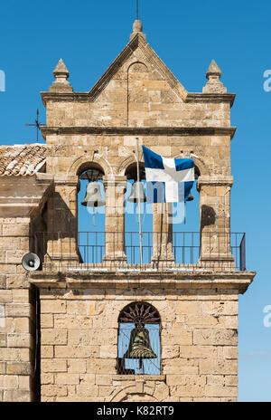 Kirche des Heiligen Nikolaos Molou, Dionysios Solomos Square, Zakynthos, Griechenland Stockfoto