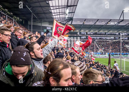 Im Millerntor, Heimat des Fußball-Club St. Pauli in Hamburg Deutschland Stockfoto