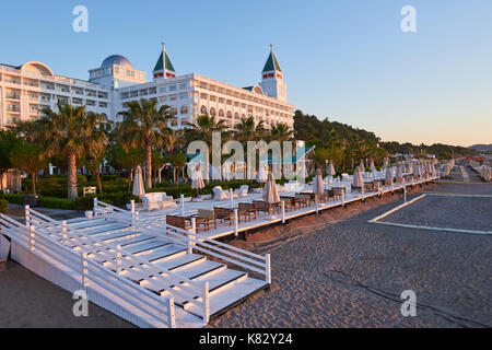 Art Entertainment Complex. Die beliebte Ferienanlage mit Pools und Wasserparks in der Türkei. Luxus Hotel. Resort Stockfoto