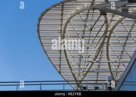 Lissabon Portugal Oriente Bahnhof wurde der spanische Architekt Santiago Calatrava anvertraut, und es wurde 1998 für die Expo '98 abgeschlossen Stockfoto