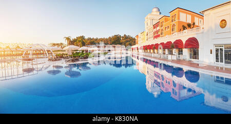 Art Entertainment Complex. Die beliebte Ferienanlage mit Pools und Wasserparks in der Türkei mit mehr als 5 Millionen Besuchern im Jahr. Stockfoto