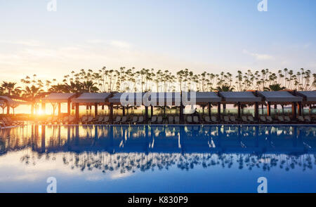 Art Entertainment Complex. Die beliebte Ferienanlage mit Pools und Wasserparks in der Türkei mit mehr als 5 Millionen Besuchern im Jahr. Stockfoto