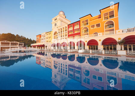 Art Entertainment Complex. Die beliebte Ferienanlage mit Pools und Wasserparks in der Türkei mit mehr als 5 Millionen Besuchern im Jahr. Stockfoto