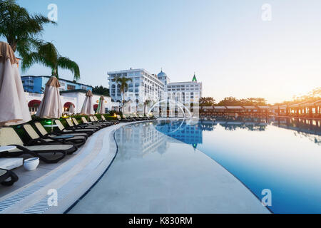 Art Entertainment Complex. Die beliebte Ferienanlage mit Pools und Wasserparks in der Türkei mit mehr als 5 Millionen Besuchern im Jahr. Stockfoto