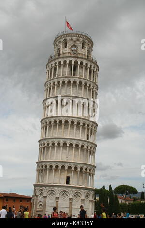 Die Leanin Turm von Pisa Stockfoto