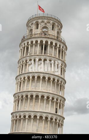 Die Leanin Turm von Pisa Stockfoto
