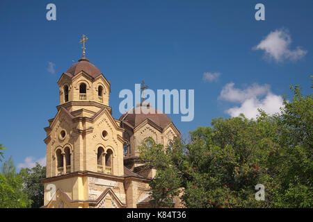 Kathedrale des Heiligen Propheten Elia in Jewpatorija, Krim Stockfoto