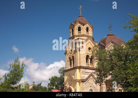 Kathedrale des Heiligen Propheten Elia in Jewpatorija, Krim Stockfoto