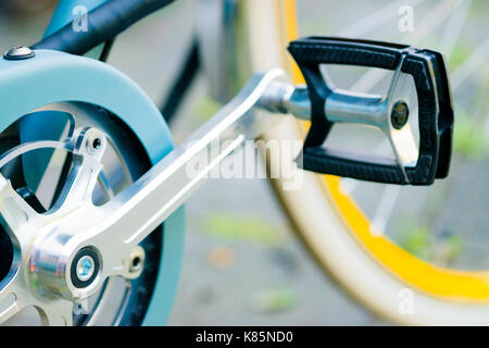 Fahrrad pedal close-up Stockfoto