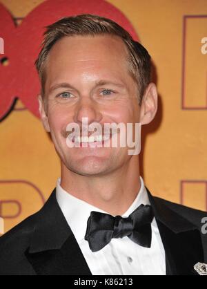 Los Angeles, USA. 17 Sep, 2017. Los Angeles, CA, USA. 17 Sep, 2017. Alexander Skarsgard in der Ankunftshalle für HBO Emmy nach Partei, der Pacific Design Center, Los Angeles, CA 17. September 2017. Credit: Everett Collection Inc/Alamy leben Nachrichten Stockfoto