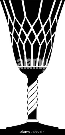 Gotischen Kelch Vektor symbol Icon Design. Schöne Abbildung auf weißem Hintergrund Stock Vektor