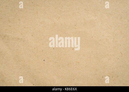 Altes Papier Textur Hintergrund, braune Blatt Papier. Stockfoto