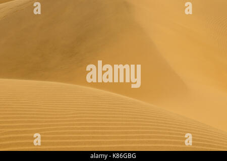 Venezuela, herrlichen Sanddünen kann über 30 Meter hoch von Medanos De Coro National Park in der Nähe der Stadt Coro sein. Stockfoto