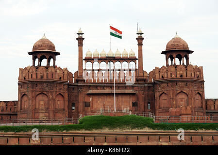 Lal Qila (Red Fort) in Delhi. Stockfoto