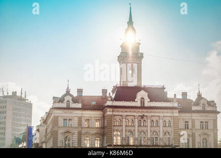 Novi Sad Rathaus, Stadthaus Stockfoto