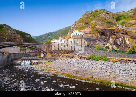 Ribeira da JANELA. Landschaft der Insel Madeira, Portugal Stockfoto