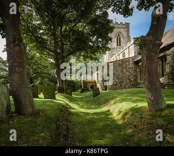 All Saints Church, Easington, Humberside, UK. Stockfoto