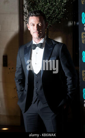 Luke Evans auf der offiziellen nach Partei für die 70Th EE British Academy Film Awards 2017 nach - Partei Abendessen im Grosvenor House Hotel am 12. Februar 2017 in London, England Stockfoto