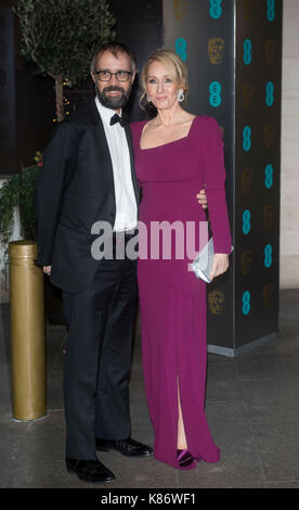 Neil Murray, J.K.Rowling Die offizielle nach Partei für die 70Th EE British Academy Film Awards 2017 nach - Partei Abendessen im Grosvenor House Hotel am 12. Februar 2017 in London, England Stockfoto