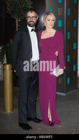 Neil Murray, J.K.Rowling Die offizielle nach Partei für die 70Th EE British Academy Film Awards 2017 nach - Partei Abendessen im Grosvenor House Hotel am 12. Februar 2017 in London, England Stockfoto