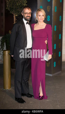 Neil Murray, J.K.Rowling Die offizielle nach Partei für die 70Th EE British Academy Film Awards 2017 nach - Partei Abendessen im Grosvenor House Hotel am 12. Februar 2017 in London, England Stockfoto