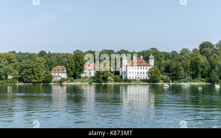 Schloss Ammerland am Starnberger See in Bayern, Deutschland Stockfoto