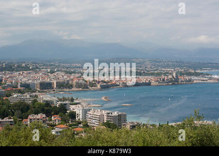 Ansicht von Antibes, Frankreich Stockfoto