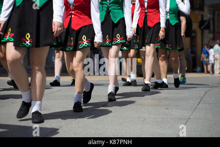 Irish Dancers Stockfoto