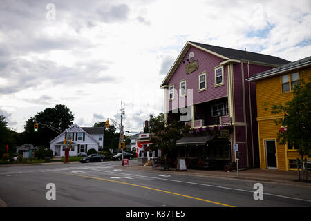 Die Hauptstraße in Antigonish, Nova Scotia, Kanada. Stockfoto